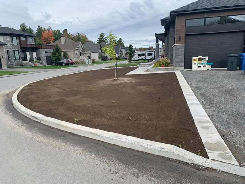 Ground levelling Sainte-Thérèse